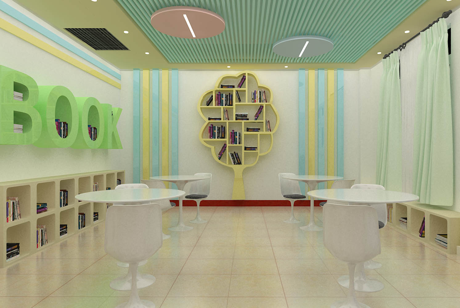 社区阅览室视觉设计